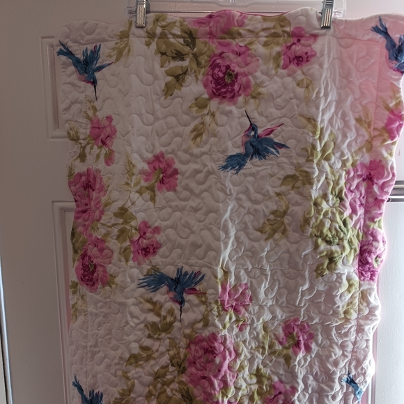 💐China Fortune Floral Quilted Pillowcase. New!,Size 20"×26",A Fantastic.🏕🏖🏝 - Picture 5 of 7